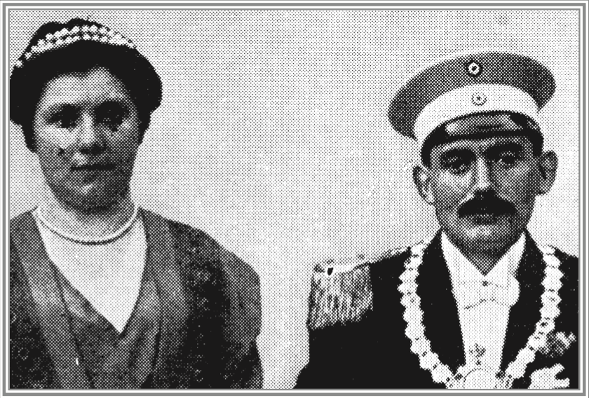Königspaar 1914: Franz Ormeloh und Elfriede Flüchter